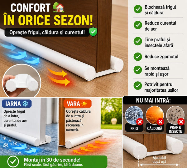 Izolator de prag cu dublă față