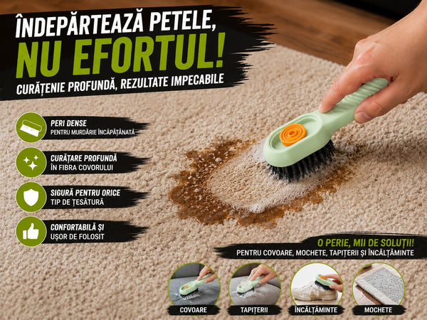 Perie pentru Pantofi cu Dozator de Săpun Lichid